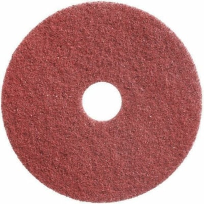 Diversey Twister Pad 20" Red - Round - 20" (508 mm) Diameter - Floor, Polishing, Cleaning - Red - 2 Pack  