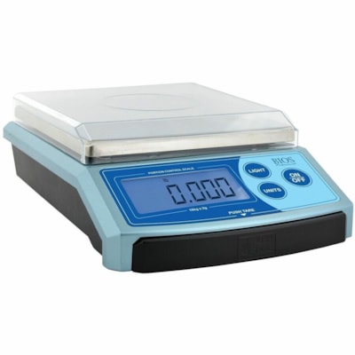 BIOS Professional Digital Portion Scale - 33 lb (14968.55 g) / 33.07 lb (15000 g) Maximum Weight Capacity - Clear, Transparent 7 WEIGHING MODES PLATFORM SIZE: 7  X 7