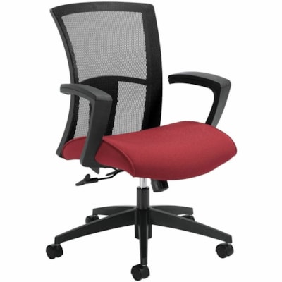 Global Vion Mesh-Back Medium Back Tilter - Fabric Seat Material - Mesh Back Material MESH MEDIUM BACK TILTER 