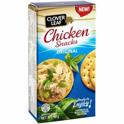 Clover Leaf Original Chicken Salad Snack Kit, 99 g - Chicken, Original - 3.49 oz (99 g) - 1 / Unit  