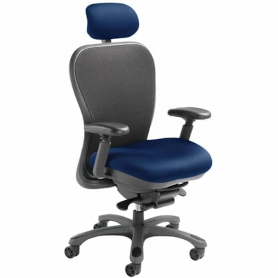 Nightingale - Chaise 6200D-C4 - Tissu Back Material - Tissu EXECUTIVE A DOSSIER MAILLE TISSU MYSTIC BLEU - C4