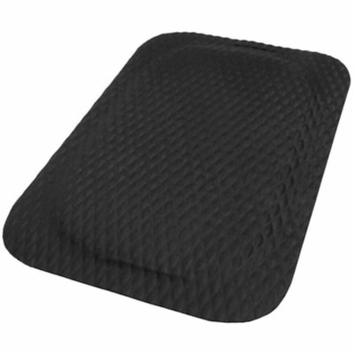 M+A Hog Heaven Anti-fatigue Mat - Indoor, Commercial, Industry, Workstation, Floor - 36" (914.40 mm) Length x 24" (609.60 mm) Width x 0.625" (15.88 mm) Thickness - Rectangular - Nitrile Rubber - Black - 1 / Unit BLACK BORDER 5/8" THICKNESS ANTI-FATIGUE MAT