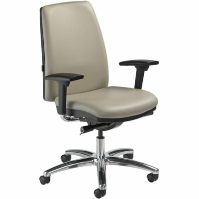 Nightingale Veronna Executive Task Chair - Leather Seat Material - Leather Back Material - Leather #440 COBBLESTONE LEATHER 