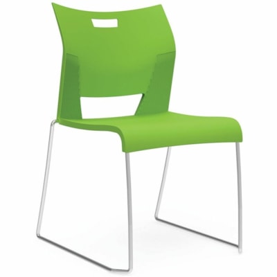 Global - Chaise 6621GT CCT CM - Seat Color Cactus - Résine Seat Material - Résine Back Material - Résine - 2 ARMLESS STACKING CHAIR POLYPROPYLENE  CACTUS