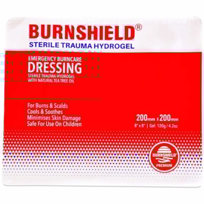 Burnshield - Bandage de gaze L900906 - 8 po (203,20 mm) Largeur x 8 po (203,20 mm) Longueur - 1 / Unité 20CM X 20CM (8" X 8") 