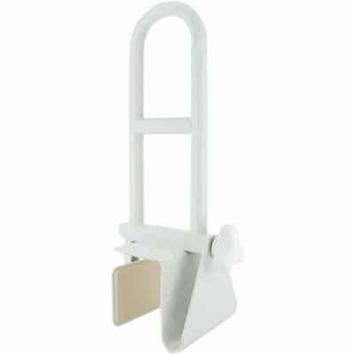 BIOS Living Bathtub Safety Rail, White - 15" (381 mm) Height - White - Steel - 1 / Unit CORROSION RESISTANT STEEL PULL PRESSURE 300 LBS