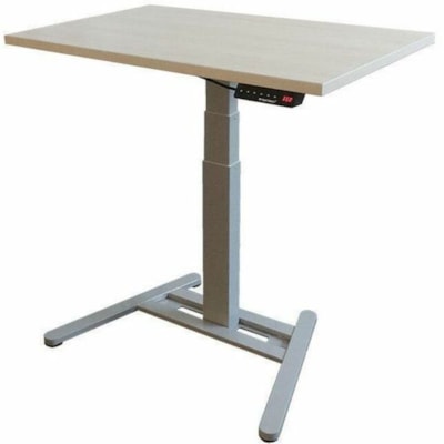 Desk Base HDL - Hauteur réglable - Assemblage requis 24.5"H - 50"H SILVER