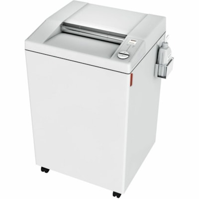 MBM Destroyit 4005MC Paper Shredder - Continuous Shredder - Micro Cut - 21 Per Pass - for shredding Paper - P-6 - 8.80 in/s (223.52 mm/s) - 16" (406.40 mm) Throat - 44 gal (166558.12 mL) Wastebin Capacity - Gray P-7 17-21 SHTS MICRO CUT 44GAL SHRED SIZE .8MMX12MM