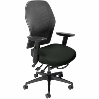 ergoCentric ecoCentric Mesh, Muti Tilt Task Chair, Standard Size, Midnight Black - Onyx Seat Color - Foam Seat Material - Midnight Black Frame Color BLACK UPHOLSTERY 3" ADJUSTABLE T-ARMS