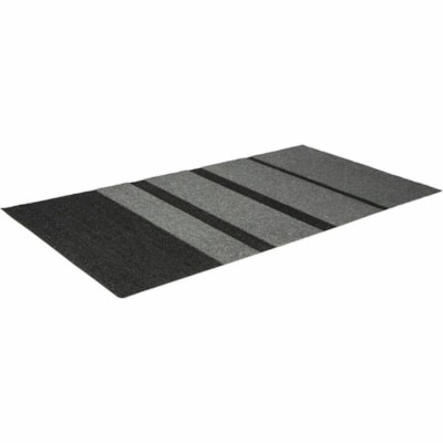 Mat Tech Glacier All-Purpose Wiper/Scraper Entrance Mat, Charcoal/Black - Entrance, Floor - 72" (1828.80 mm) Length x 36" (914.40 mm) Width x 0.310" (7.87 mm) Thickness - Rectangular - Polypropylene, Nylon, Vinyl - Charcoal, Black - 1 / Unit WIPER SCRAPER MAT LIGHT TRAFFIC