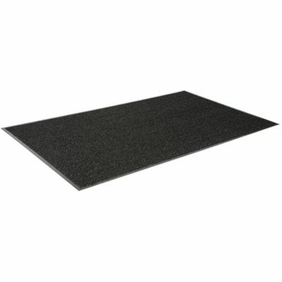 Mat Tech - Gratte-pieds d'entrée Jasper, noir, 3 pi x 10 pi - Entrée, Sol, Stockage, Restaurant - longueur de tapis 36 po (914,40 mm) x largeur de tapis 10 pi (3048 mm) x épaisseur de tapis 0,313 po (7,94 mm) - Rectangulaire - Vinyle, Nylon - Noir - 1 / Unité SCRAPER MAT MEDIUM TRAFFIC