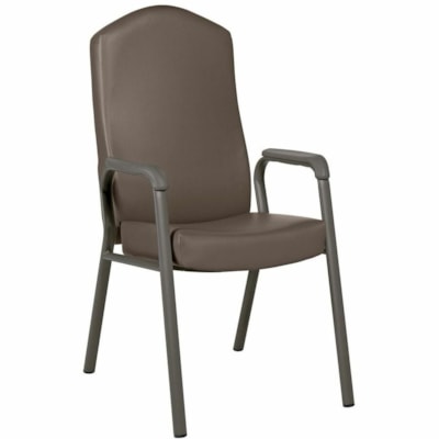 Global Adeline Flex High-Back Armchair - Vinyl Seat FLEXBACK ROCKING MOTION POWDER COATED STEEL FRAMES