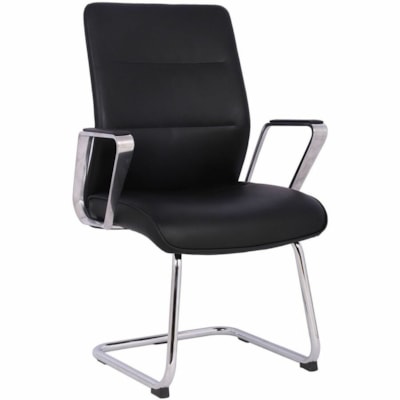 TygerClaw - Chaise TYFC220020 - Faux cuir Seat Material - Back Color Noir - Faux cuir Back Material - Frame Color Noir - Dossier mi-dos - Cuir - Accoudoir PU Office Chair yen