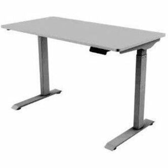 TygerClaw Electric Sit-Stand Desk - Height Adjustable - 48.4" (1229.36 mm) Table Top Width x 28.7" (728.98 mm) Table Top Depth - 48.2" (1224.28 mm) Height - Computer, Workstation - Black - Polyester, Composite, Metal esk 