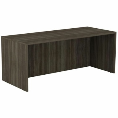 HDL Desk Shell - Material: Laminate - Finish: Gray Dusk, Laminate - Modesty Panel, Edge Banding - For Commercial 71"W X 29.5"D X 29"H GREY DUSK