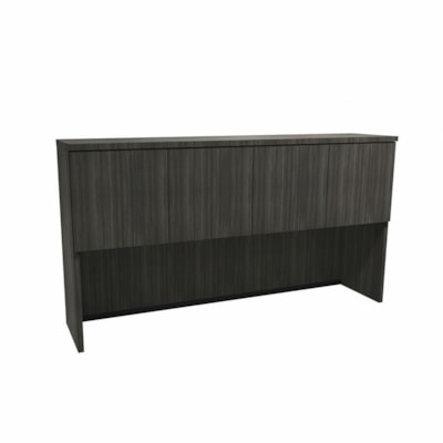 HDL - Étagère de bureau Innovations INV-3666H(GT)-GD - Tissu: Stratifié - Finition: Gris du soir - Pre-percé, Porte à charnières, Gestion des câbles - Pour Bureau GREY DUSK FINISH 66"W X 15"D X 35.5"H