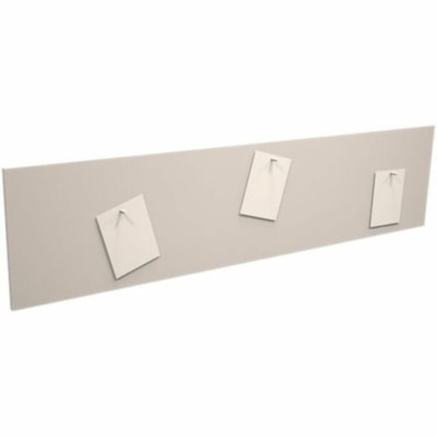 HDL Innovations Tackboard - Material: Fabric - Finish: Gray - For Commercial, Hutch GREY FABRIC 68.25"W X 15.75"H