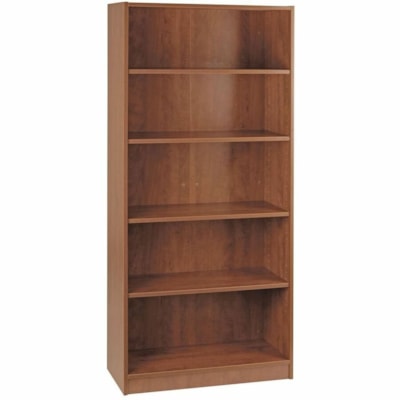 HDL Bookcase - 5 Shelve(s) - 3 Adjustable Shelf(ves) - Material: Laminate, Particleboard - Finish: Autumn Maple, Laminate - Adjustable/Fixed Shelf, Adjustable - For Book, Commercial AUTUMN MAPLE FINISH 32"W X 14"D X 72"H