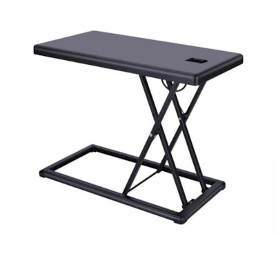 Élévateur de bureau multiusage Hauteur réglable Rocelco - 11 lb (4989,52 g) Capacité de charge - 15 po (381 mm) Hauteur x 19 po (482,60 mm) Largeur x 10 po (254 mm) Profondeur - Bureau - Noir - Pour Voyage, Hôtel, Chambre de résidence, Ordinateur Portable, Souris, Salle d r 