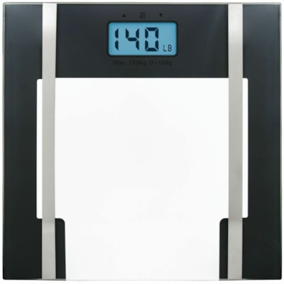 BIOS Medical Glass Lithium Body Fat Scale - 330 lb (149685.48 g) / 330.69 lb (150000 g) Maximum Weight Capacity 5 YR WARRANTY 