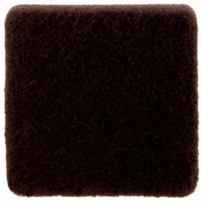 Scotch Felt Pad - Square - Brown - Felt - 16/Pack SIZE 1 IN (2.54 CM) 