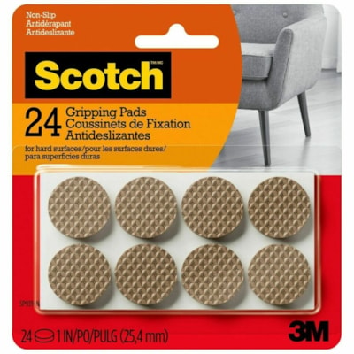 Scotch Grippers - Round - Brown - 24/Pack SIZE 1 IN (25.4 MM) 