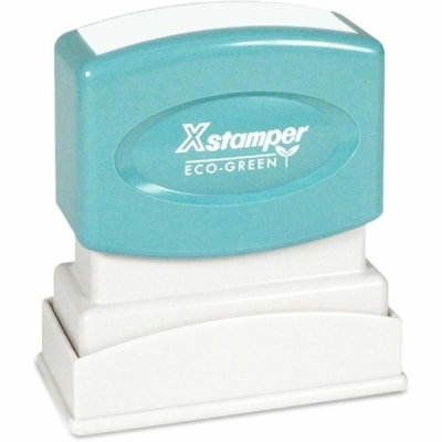 Sterling Xstamper Pre-Inked Stamp - SCANNED - 50000 Impression(s) 1/2" X 1-5/8" 