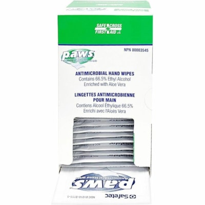 Safecross Hand Towelettes, 25'S ANTIMICROBIAL 