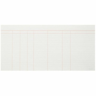 Mark Maker Litigation Pads - 100 Sheets - 4 Hole(s) - Legal - 8 1/2" (215.90 mm) x 14" (355.60 mm) Sheet Size - White Paper - Hole-punched - 5 / Unit 100 Shts Abstract 8.5x14 4-holes  Red