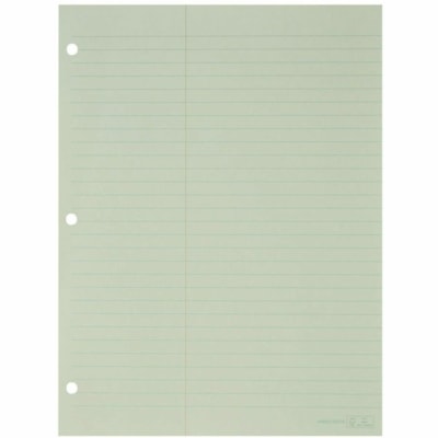 Mark Maker Litigation Pads - 75 Sheets - Ruled Front Ruling - 3 Hole(s) - Letter - 8 1/2" (215.90 mm) x 11" (279.40 mm) Sheet Size - Green Paper - Hole-punched - 5 / Pack 75 Shts Trial/Court/Real Est. 8.5x11 3-holes  Red