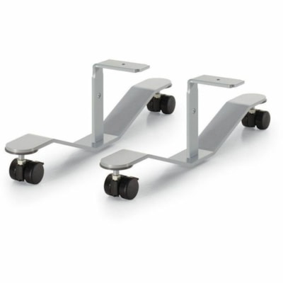 Offices To Go OTG | Mobile Foot Kit - Pack of 2 - 20" (508 mm) Width x 2" (50.80 mm) Depth x 6" (152.40 mm) Height - Mobile, Locking Caster - Black - 2 / Pack  