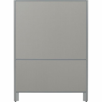 Offices To Go OTG | 36" Panel - Fabric Top and Bottom - 36" (914.40 mm) Width x 66" (1676.40 mm) Height x 1.30" (33.02 mm) Depth - Black Aluminum Frame - Fabric - Tungsten, Lola Blue Mist LOLA  BLUE MIST 