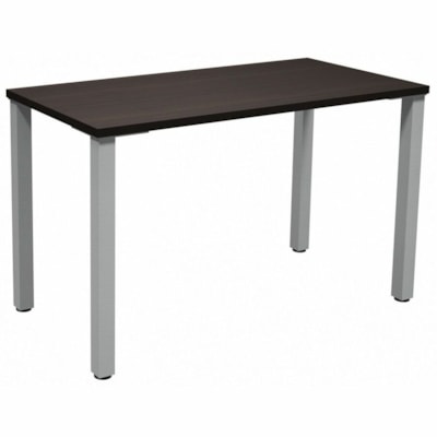 HDL Innovations Table Desk - 29" (736.60 mm) Height x 47.3" (1200.15 mm) Width x 23.8" (603.25 mm) Depth - Band Edge - Material: Laminate, Metal - Finish: Evening Zen, Laminate, Silver - Leveler - For Business, Dorm Room, Office, Home Office, Computer EVENING ZEN/SIL 2" OFFSET LEGS 48"WX24"DX29"H PACK IN 3 BOXES