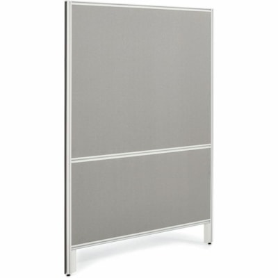 Offices To Go OTG | 36" Panel - Fabric Top and Bottom - 36" (914.40 mm) Width x 66" (1676.40 mm) Height x 1.30" (33.02 mm) Depth - Black Aluminum Frame - Fabric - Tungsten, Lola Caramel Cream LOLA  CARAMEL CREAM 