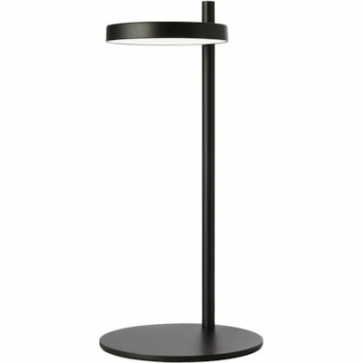 Dainolite 12W Table Lamp, MB - 12 W LED Bulb - Painted, Matte Black - 1200 lm Lumens - Metal, Acrylic - Table Top - Black - for Table, Living Room, Office, Bedroom, Commercial METAL FINISH 