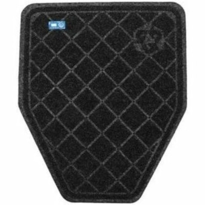 M+A CleanShield - Floor, Urinal - 17" (431.80 mm) Length x 17" (431.80 mm) Width x 0.120" (3.05 mm) Thickness - Diamond Pattern - Polyester - 6 / Case CHARCOAL 17.25" X 20.5" DISPOSABLE RESTROOM MAT