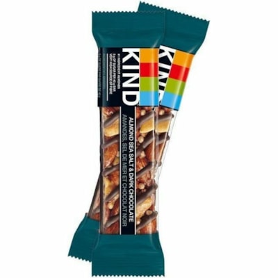 KIND Almond Sea Salt & Dark Chocolate - Gluten-free, Trans Fat Free, Cholesterol-free, Individually Wrapped - Almond Sea Salt & Dark Chocolate - 1.41 oz (40 g) - 12 / Box CHOC 12X40G 