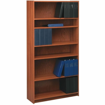 Global Genoa Bookcase - 36" (914.40 mm) Width x 12" (304.80 mm) Depth x 72" (1828.80 mm) Height - 6 x Shelf(ves) - Adjustable Shelf - Avant Honey - Laminate AVANT HONEY 36"WX12"DX72"H  GLOBAL