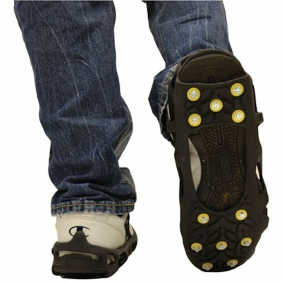 BIOS Medical Anti-Slip Snow Treads - for Shoe - Thermoplastic Elastomer (TPE) - Black UNISEX FIT (SIZE 8-11) 