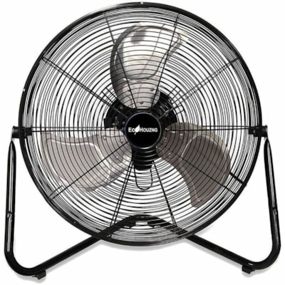 Ecohouzng "CT40100TB" 20 inch High Velocity Floor Fan - 20" (508 mm) Fan Diameter - 3 Speed - Adjustable Tilt Head - Metal y Floor Fan 
