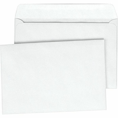 Quality Park Envelope - Mailing/Shipping - 9" Width x 12" Length - 24 lb - Gummed Flap - Wove - 100 / Box - White Wove QUALITY PARK WHITE WOVE 20%PCW