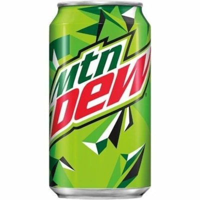 Mountain Dew Soft Drink - Ready-to-Drink - 355 mL - Citrus - 12 / Carton  