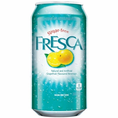 Fresca Sugar-Free Soft Drinks - Ready-to-Drink - Sugar Free - 355 mL - CitrusCan - 12 / Unit COKE-COLA BRAND 