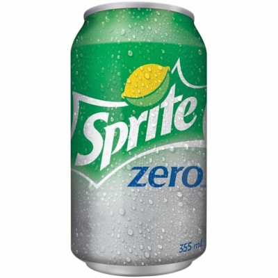 Sprite Zero Soft Drink, 355 mL Can, Carton of 12 - Ready-to-Drink - 355 mL - 12 / Carton COKE-COLA BRAND 