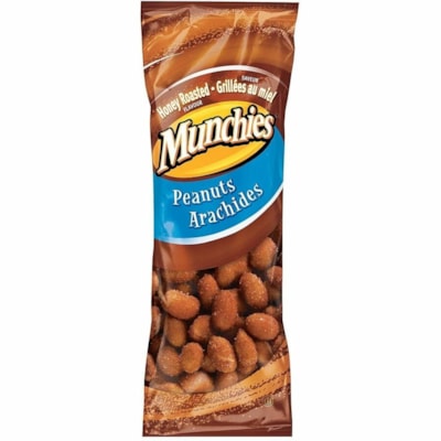 Munchies Peanut Snacks, Honey Roasted, 55 g, Box of 12 - Honey Roasted - 55 g - 12 / Box  