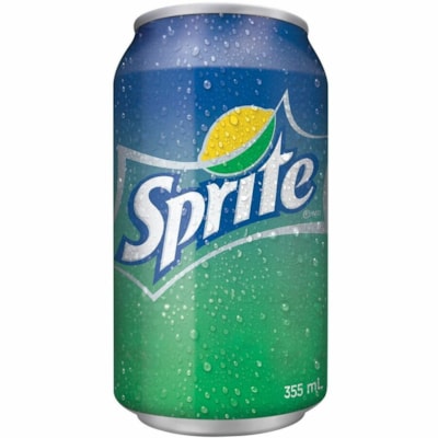 Sprite Soft Drink, 355 mL Can, Carton of 24 - 335 mL - Lemon, Lime - 24 / Carton COKE-COLA BRAND 