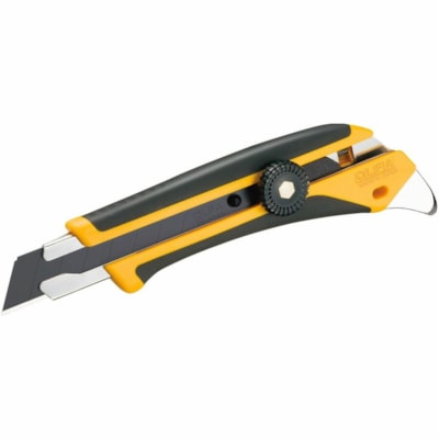 Olfa 18mm L-5 Fiberglass Utility Knife with Multi-Pick - 0.71" (18 mm) Blade Length - Non-slip Grip, Snap Closure, Heavy Duty, Handle, Lightweight, Comfortable Grip, Locking Blade, Rugged, Retractable, Refillable, Snap-off, ... - Fiberglass, Stainless Steel, Metal, Acrylonitrile Butadiene Styrene (A ULTRA-SHARP BLADE MULTI-PURPOSE METAL PICK