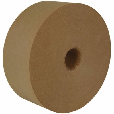ipg Packaging Tape - 200 yd (182.9 m) Length x 2.76" (70 mm) Width - Natural Kraft, Tan - Copolymer Adhesive - Dust Resistant - For Sealing, Carton, Packing, Packaging - 10 / Carton REINFORCED KRAFT 