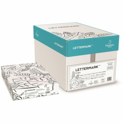 Lettermark Index Paper - 96 Brightness - 98% Opacity - Ledger - 11" (279.40 mm) x 17" (431.80 mm) - 110 lb (49895.16 g) Basis Weight - 199 g/m² Grammage - Sustainable Forestry Initiative (SFI) - Acid-free - Bright White - 1000 Sheets - 250 Sheets per Ream - 4 / Carton BRIGHT  LEDGER SIZE 