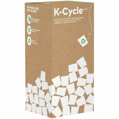 K-Cycle - Bac de recyclage 5000379535 - Pour Commercial - Recyclable - hauteur de 23,7 po (601,98 mm) x largeur de 9,7 po (246,38 mm) x profondeur de 9,7 po (246,38 mm) KCUP CAPACITY 400 9.75 X 9.75 X 23.75